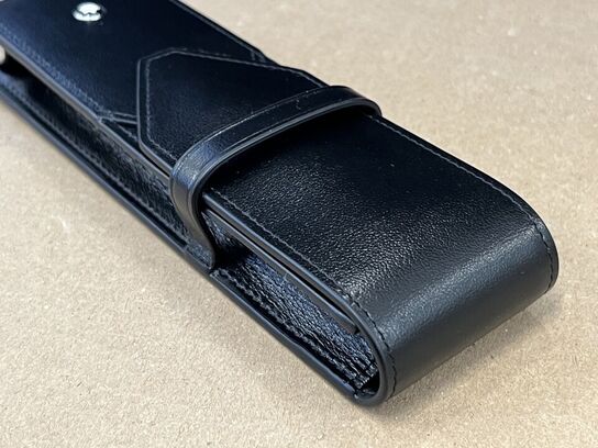 2 stk. 2-pen pouch MONTBLANC Meisterstuck Black MB198354