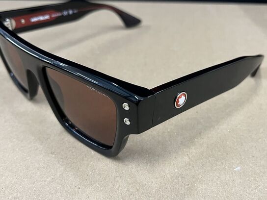 Solbriller MONTBLANC Black-Black-Brown MB134415