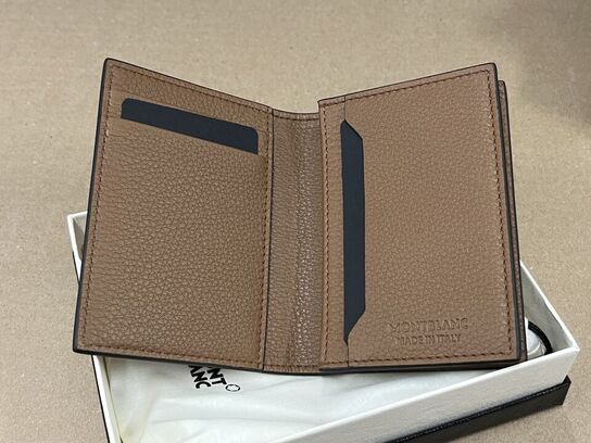 Kortholder MONTBLANC Soft Grain Card holder 4cc Caramel MB198303