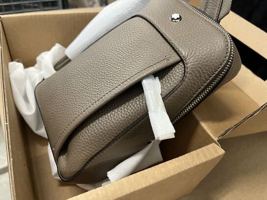 Taske MONTBLANC Grain On body bag Noisette MB220206