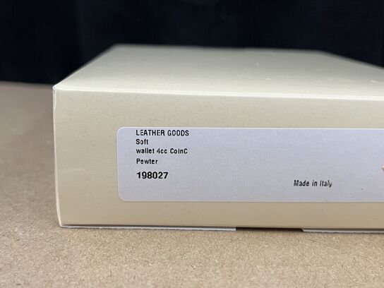 Pung MONTBLANC Soft wallet 4cc CoinC Pewter MB198027