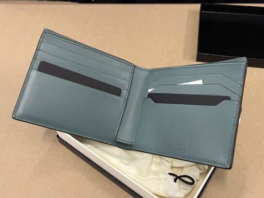 Pung MONTBLANC Wallet 8cc Pewter MB198191