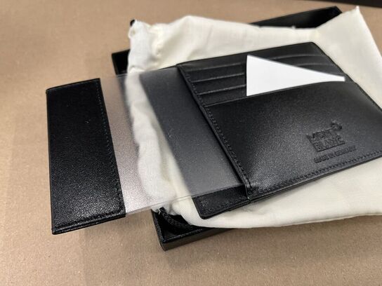 Pung med ID holder MONTBLANC 4CC Black MB130080