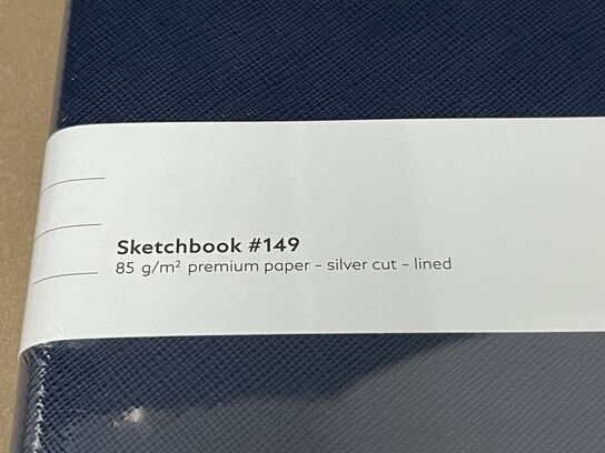 2 stk. tegnebøger MONTBLANC STA Sketch Book #149 Indigo Lined 85g MB116953