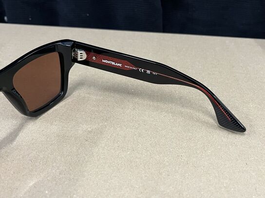 Solbriller MONTBLANC Black-Black-Brown MB134415