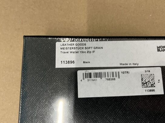 Rejsepung MONTBLANC Meisterstuck Soft Grain 13 cc zip MB113896