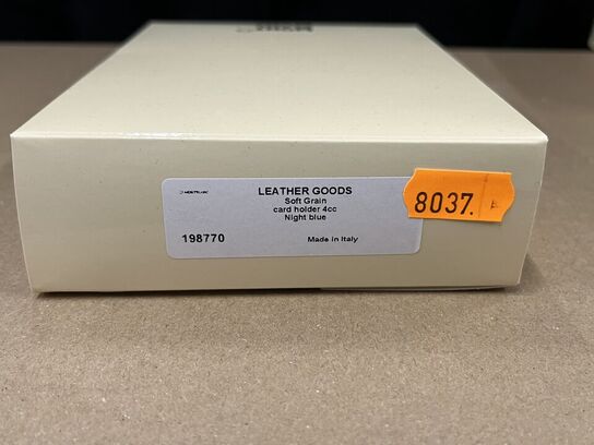 Pung MONTBLANC Soft Grain Card holder 4cc Night Blue MB198770