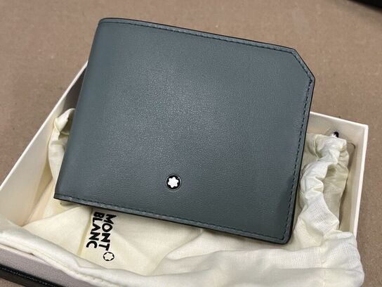 Pung MONTBLANC Soft Wallet 6cc Pewter MB198023