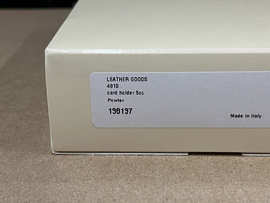 Kortholder MONTBLANC Card Hlder 5cc Pewter MB198197