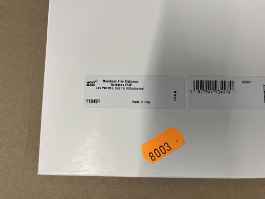 4 stk. notesbøger MONTBLANC Notebook #146 Les Palelles Electric Ultramarine MB119491