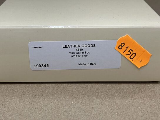 Pung MONTBLANC Miniwallet 6cc Smoky Blue MB199345