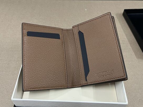 Pung MONTBLANC Soft Grain Card holder 4cc Caramel MB198303
