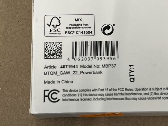 Powerbank MONTBLANC MBP37