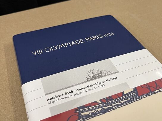 5 stk. notesbøger MONTBLANC Notebook #146 Olympic Heritage Paris MB132989