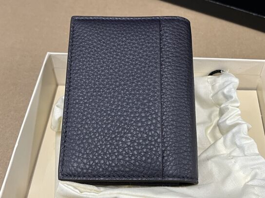 Kortholder MONTBLANC Soft Grain Card Holder 4cc Night Blue MB198770