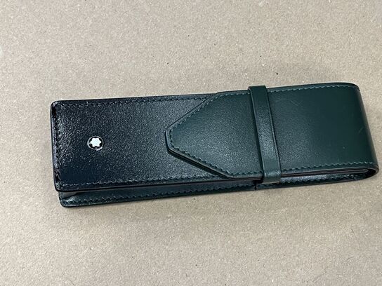 2-pen pouch MONTBLANC Meisterstuck Sfumato British Green MB198285