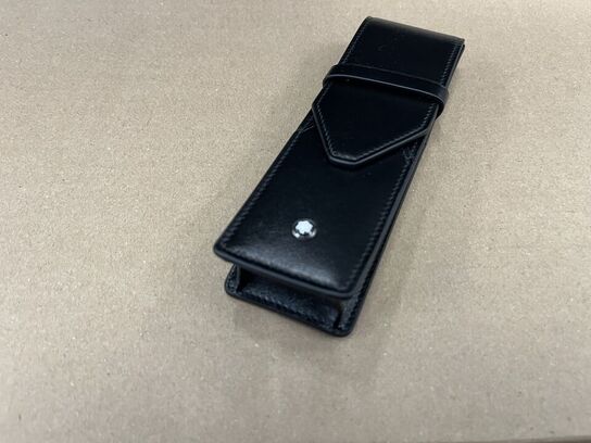 2 stk. 2-pen Pouch MONTBLANC Meisterstuck Black MB198354