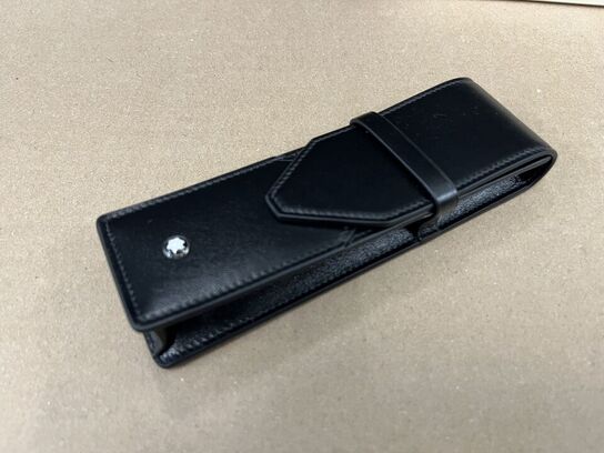 2 stk. 2-pen Pouch MONTBLANC Meisterstuck Black MB198354