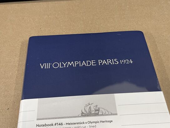4 stk. notesbøger MONTBLANC Notebook #146 Olympic Heritage Paris MB132989