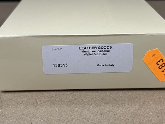 Pung MONTBLANC Sartorial Wallet 6cc Black MB130315