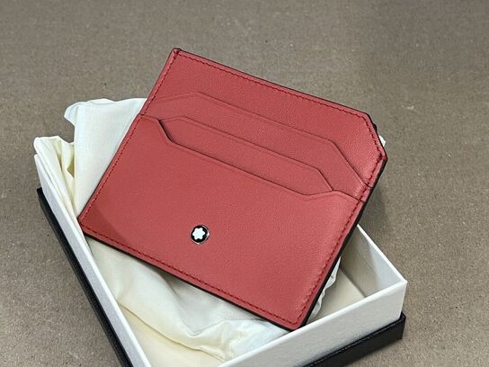 Kortholder MONTBLANC Soft Card Holder 6cc Coral MB198035