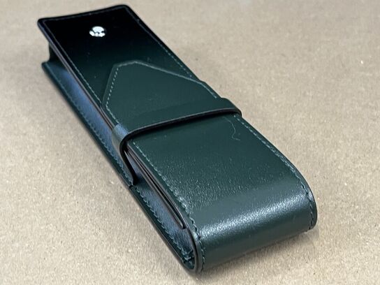 2-pen pouch MONTBLANC Meisterstuck Sfumato British Green MB198285