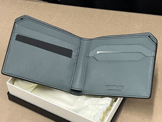 Pung MONTBLANC Soft Wallet 6cc Pewter MB198023