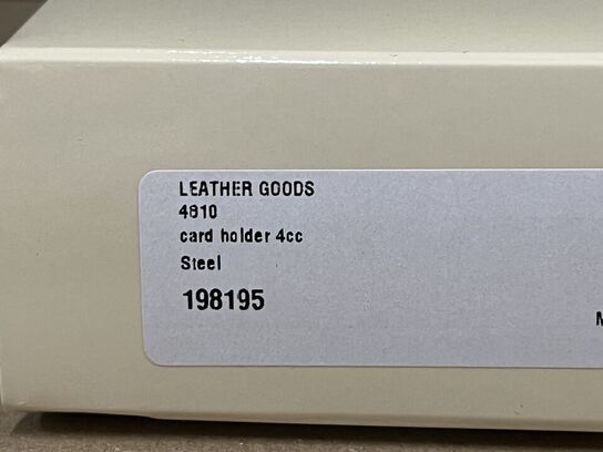 Kortholder MONTBLANC Card Holder 4cc Steel MB198195