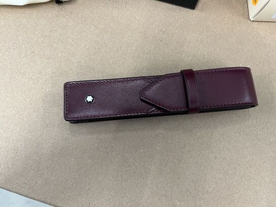 2 stk. 1-pen pouch  MONTBLANC Meisterstuck Cassis MB199329
