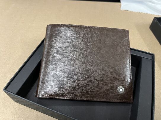 Pung MONTBLANC Westside Wallet 8cc Brown MB9551