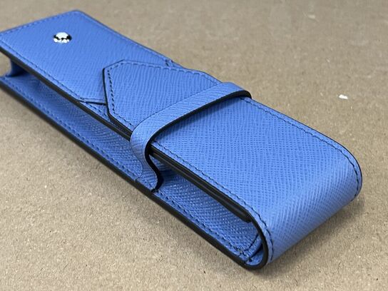 2 stk. 2-pen pouch MONTBLANC Sartorial Dusty Blue MB198255