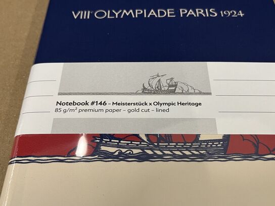 5 stk. notesbøger MONTBLANC Notebook #146 Olympic Heritage Paris MB132989