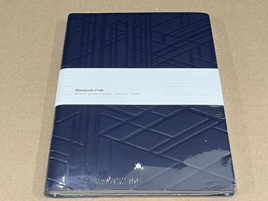 4 stk. notesbøger MONTBLANC Notebook #136 Starwalker SpaceBlue MB130292