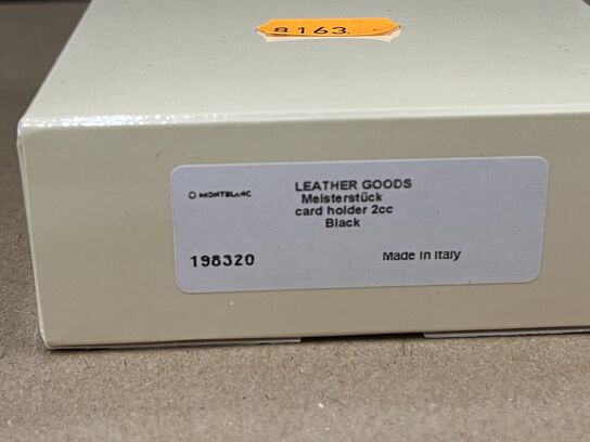 kortholder MONTBLANC Meisterstuck 2cc Black