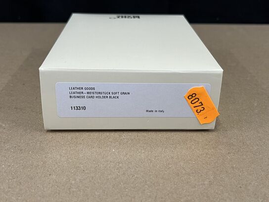Kortholder MONTBLANC Meisterstuck soft grain business card holder MB113310