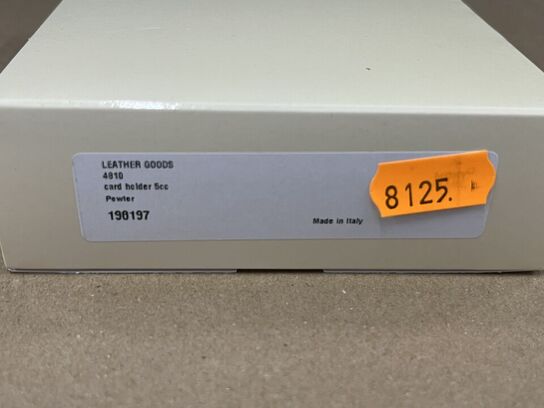 Kortholder MONTBLANC Card Holder 5cc Pewter MB190197