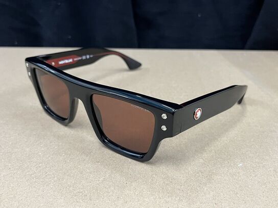 Solbriller MONTBLANC Black-Black-Brown MB134415