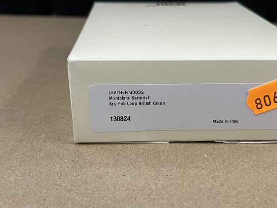 Nøglering MONTBLANC Sartorial Key Fob British Green MB130824