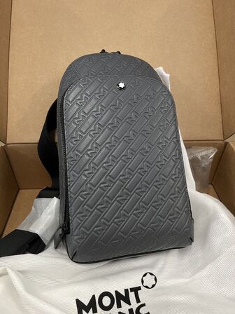 Sling taske MONTBLANC Montblanc m_gram 4810 LT forged iron MB131845