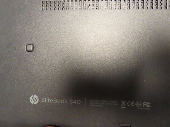 Bærbar PC, HP Elitebooj 840, med skærm, håndscanner og bonprinter
