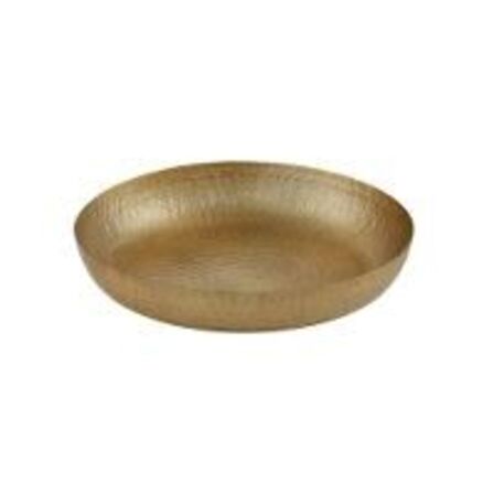 1 stk. Serveringsfad guld hammeret 360 mm 