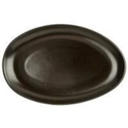6 stk. Fad organisk oval skifer grå 250 mm Rosenthal Junto