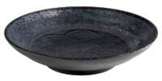23 stk. Skål sort diam 225 mm 0,75 ltr Dark Wave Melamin