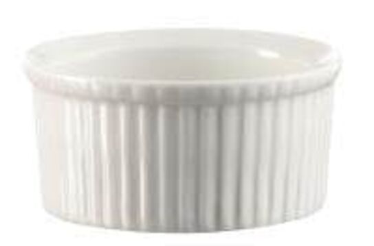 50 stk. Ramekin 75 mm hvid porcelæn 