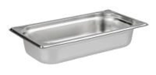 17 stk. Kantine stål 1/3 GN H150 mm 5,7 ltr APS