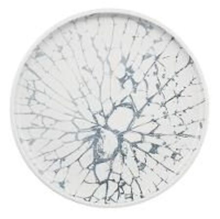 12 stk. Tallerken coupe m/mønster grøn 240 mm Schönwald Restlager