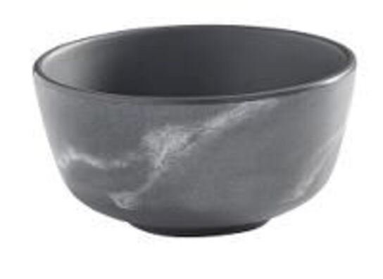 45 stk. Skål marmor grå 113 mm 30 cl Melamin