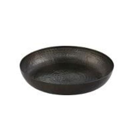 1 stk. Serveringsfad sort hammeret 360 mm 
