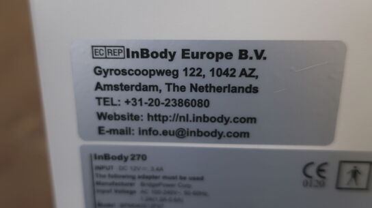 Bodytracker (vægt) INBODY 270