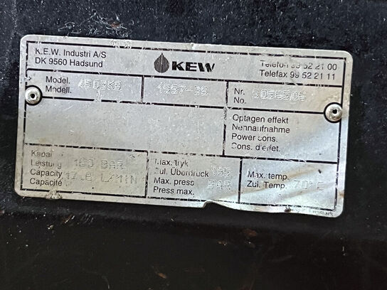 Højtryksrenser KEW 4503KB m. HONDA motor (benzin) 150 bar